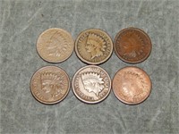 1859-1865 EARLY Indian Head Cents (no 1861)