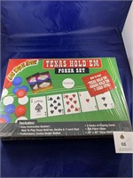 New Texas Hold'em Poker Set in box