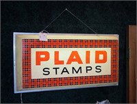 Vintage Plaid Stamps electric hanging store