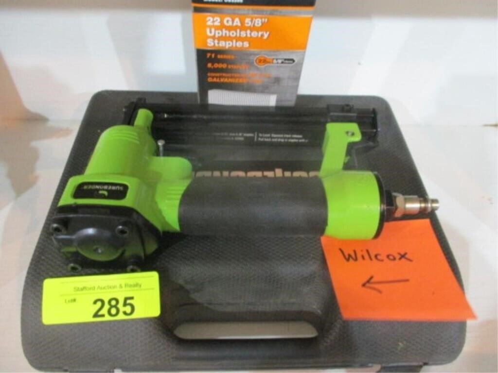 Air stapler with 5/8 staples
