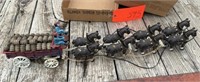 VINTAGE  CAST IRON ANHEUSER BUSCH CLYDESDALE