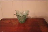 Tulip Shaped Glass Vase/Dish