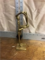 Small brass statue