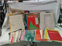 BOX OF VINTAGE SHEET MUSIC