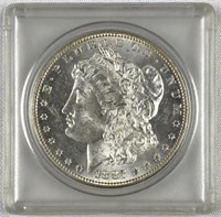 1887 Morgan Silver Dollar, Mint State w/ Luster
