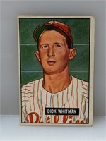 1951 Bowman Dick Whitman Philadelphia Phillies