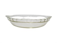 Pyrex Vintage Crimped 10" Glass Pie Plate AL122