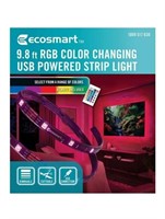 EcoSmart
9.8 ft. RGB Color Changing Dimmable USB P