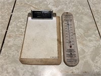 Advertising Thermometer & Clip Board