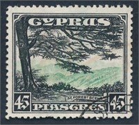 CYPRUS #135 USED VF