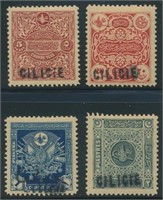 CILICIA #J5-J8 MINT FINE-VF H