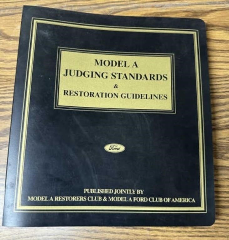 Model A Judging Standards & Restoration Guidelines