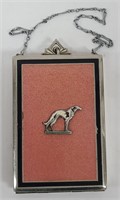 Art Deco Greyhound Compact Case