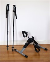 Walking Poles, Pedal Exerciser