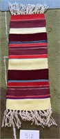 Multicolored Striped Mexican Rug