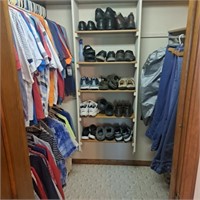 Closet Contents, Mens Clothing & Shoes