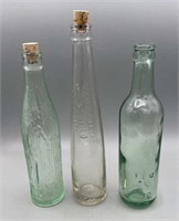 Antique Soda Bottles Aqua & Clear