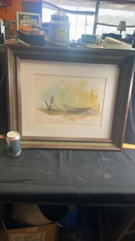 Paintings 1. Boat 2. Trees