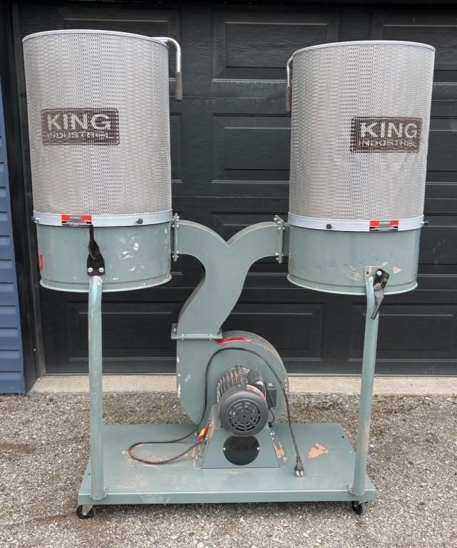 King Industrial 3 HP Dust Collector 240V