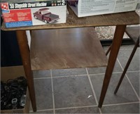 Two Tiered Wood End Table - Damaged