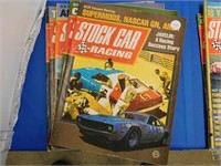 LOT STOCK CAR MAGAZINES  1971