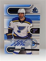 2022-23 UD SP Brandon Saad Autograph #16