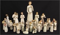 Group of 26 Willow Tree Figures