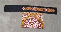 Lot of 2 Turkmen Uzbek Unfinished Textiles