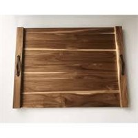 Noodle Board Stove Cover with Handles  Acacia Wood