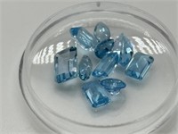 Natural Blue Topaz Loose Gemstones 6.55ct