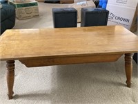 Solid Wood Handmade Coffee Table - Pick up only