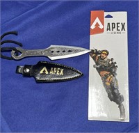 Apex Legends 3" dagger with leather sheath