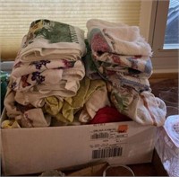 Kitchen Towels, Pot Holders & More  Box Full