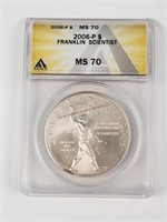 2006-P Franklin Scientist Silver Dollar