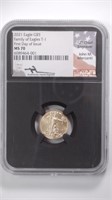 2021 $5 Gold Eagle NGC MS70