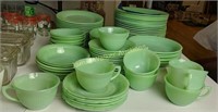 Fire-king Jadeite Jane Ray, Alice Dishes, Bowls,