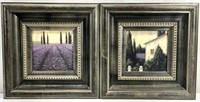 2 Tuscan Landscape Framed Art Prints