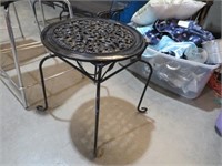 METAL PATIO TABLE