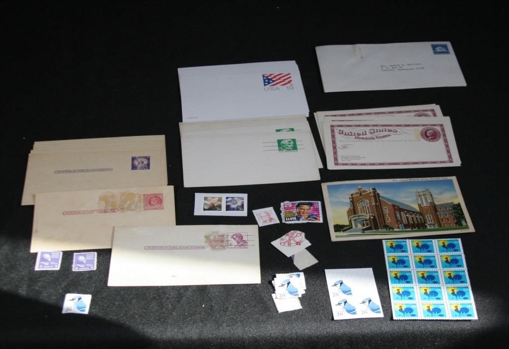 New Vintage Post Cards and Stamps