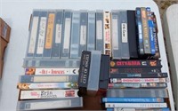 DVDS AND VHS- BOX LOT