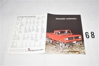 1972 International All-Wheel Drive Fold-Out Sales