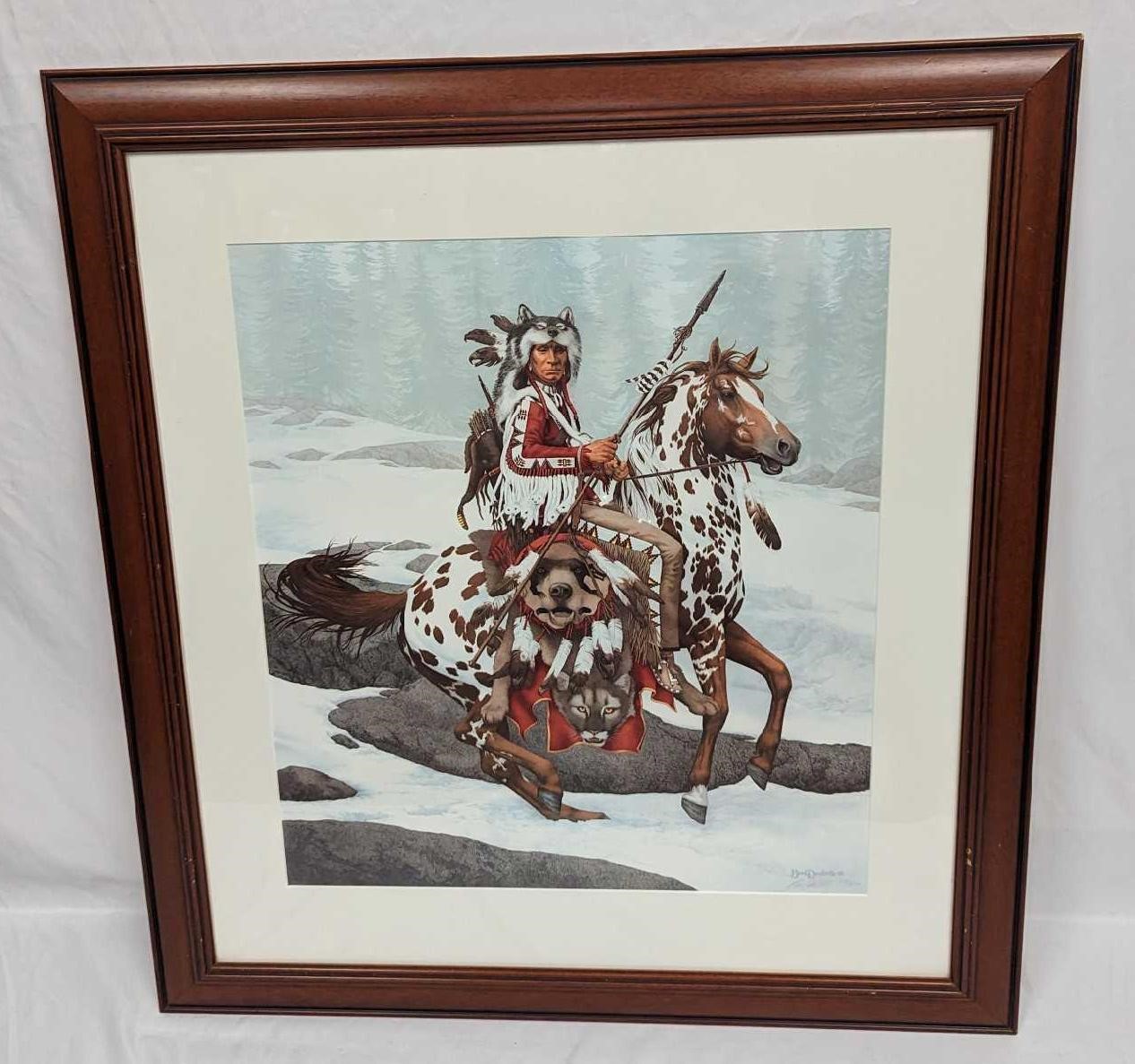 Set Of 2 Bev Doolittle S&N Guardian Spirits Lithog