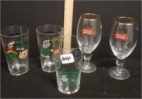 Incredible Lot Of Assorted Beer Glasses