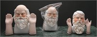 Mangelsen's Porcelain Santa Head & Hands (3)