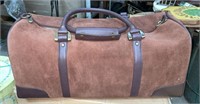 NIB Marahon Brown Leather Duffle Bag