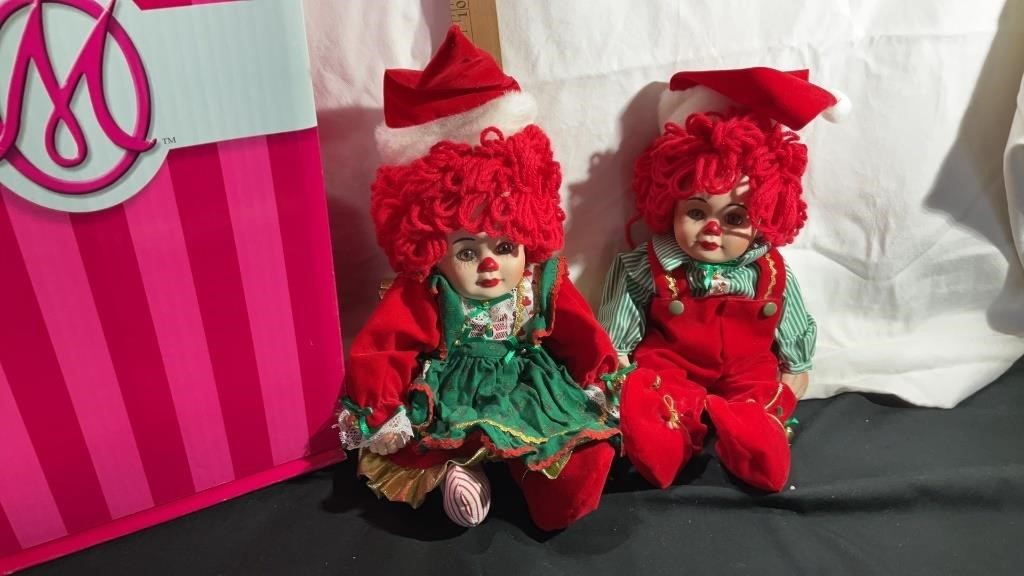 Marie Osmond Porcelain Christmas Dolls