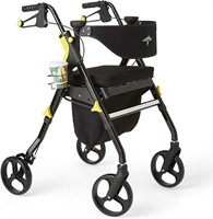 Medline Empower Rollator  Folding Rolling Walker..