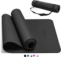CAMBIVO Yoga Mat  72*24*0.24 inch  Black