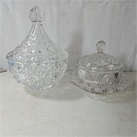 Crystal Covered Candy Dish's