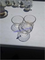 3 canning funnels glass